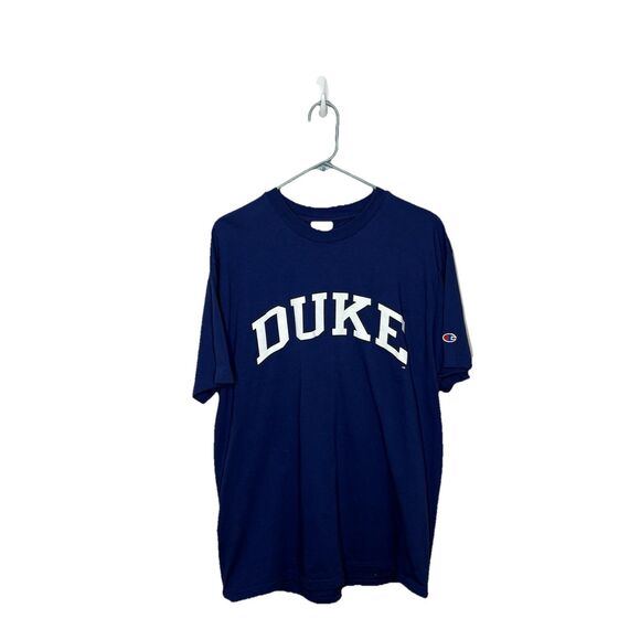 Vintage Champion 1990s Duke University Blue Devils NCAA Size XL T shirt Tee - Picture 1 of 5